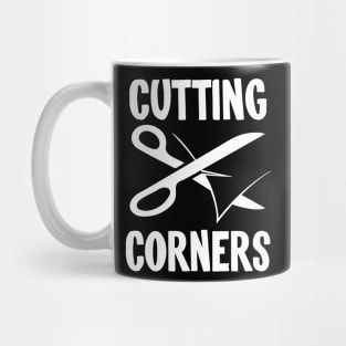 Cutting Corners - with Scissors Mug